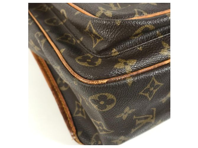 Borsa a tracolla Bazas Giappone Monogramma Louis Vuitton Marrone - vista 6