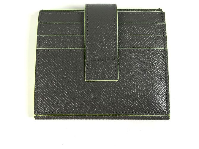 Bulgari Bvlgari Fragment Logo Multi-Case Visitenkartenhalter Braun Gelb - Ansicht 3