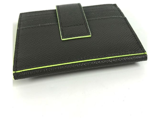 Bulgari Bvlgari Fragment Logo Multi-Case Visitenkartenhalter Braun Gelb - Ansicht 6