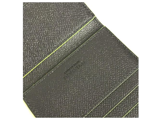 Bulgari Bvlgari Fragment Logo Multi-Case Visitenkartenhalter Braun Gelb - Ansicht 9