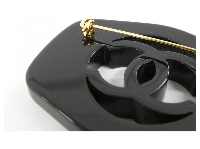 Schwarze Brosche Chanel - Ansicht 3