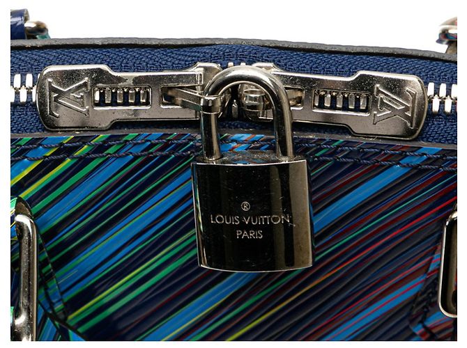 Bolsa de mão Alma BB Epi Tropical Louis Vuitton Azul Multicor - vista 5