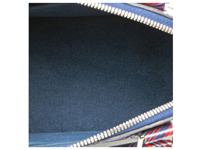 Bolsa de mão Alma BB Epi Tropical Louis Vuitton Azul Multicor - vista 6