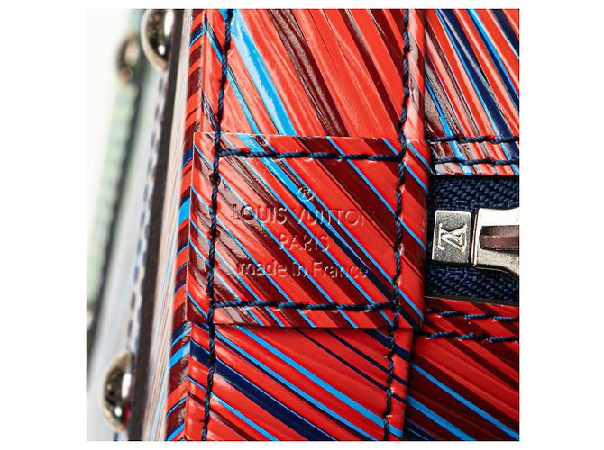 Bolsa de mão Alma BB Epi Tropical Louis Vuitton Azul Multicor - vista 7