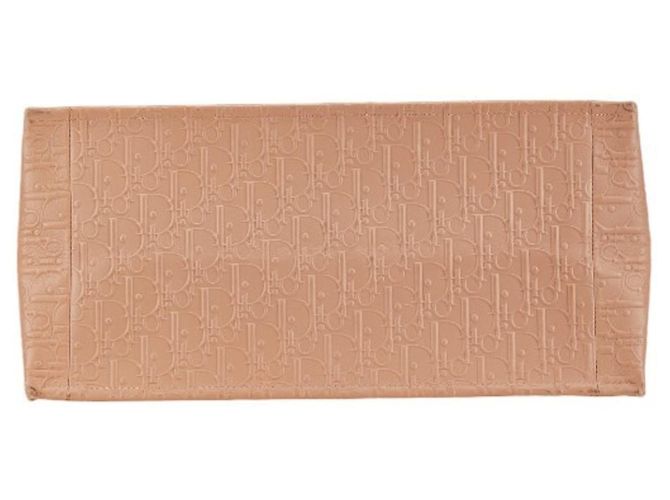 Mittelgroße Dior Oblique Buch-Tote von Christian Dior Beige - Ansicht 3