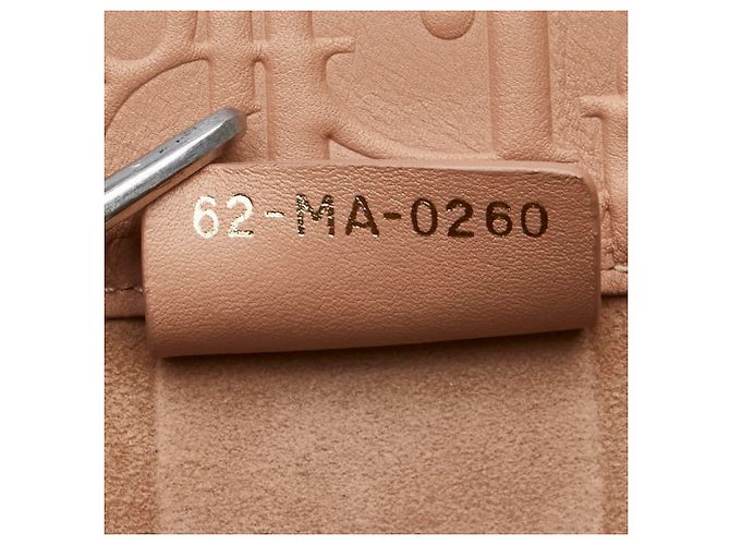 Mittelgroße Dior Oblique Buch-Tote von Christian Dior Beige - Ansicht 6