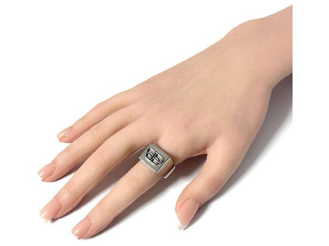 Anillo de sello BB Icon para hombre de Balenciaga - vista 9