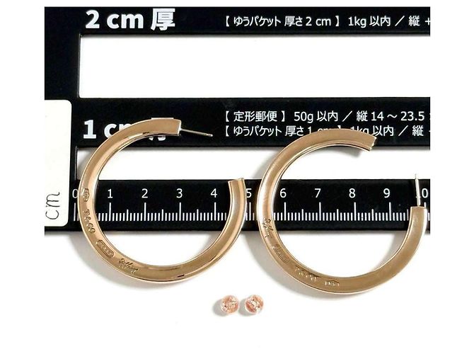 Tiffany & Co Orecchini a cerchio da donna Tiffany in metallo Rubedo 1837 - vista 8