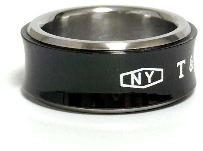 Tiffany & Co Anello largo Combi 1837 per uomo Tiffany - vista 5