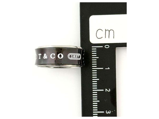 Tiffany & Co Anello largo Combi 1837 per uomo Tiffany - vista 8