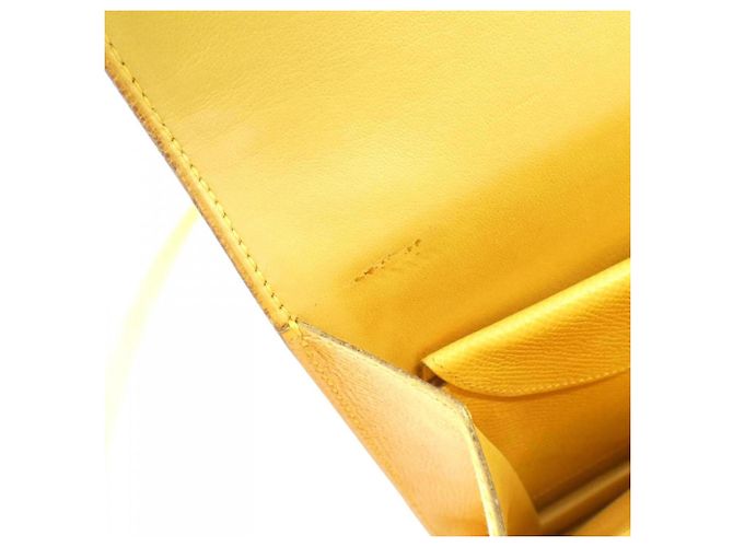 Hermès Borsa a Spalla Hermes Sequane Giallo - vista 10
