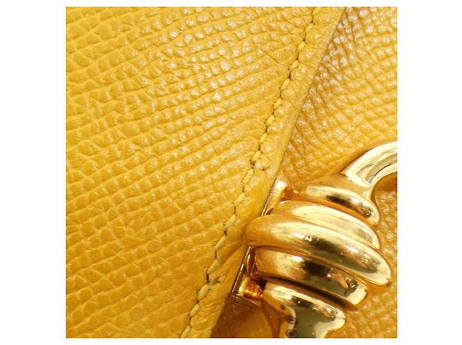 Hermès Borsa a Spalla Hermes Sequane Giallo - vista 7