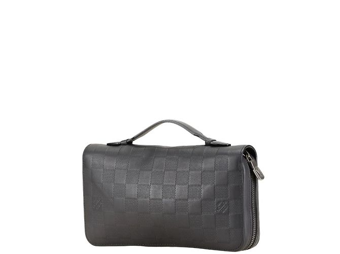 Cartera larga Zippy XL Damier Infini Louis Vuitton Negro - vista 2