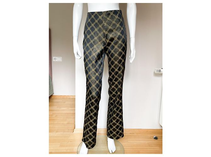 Versace Classic V2 Hose Schwarz Gold Muster Golden - Ansicht 2