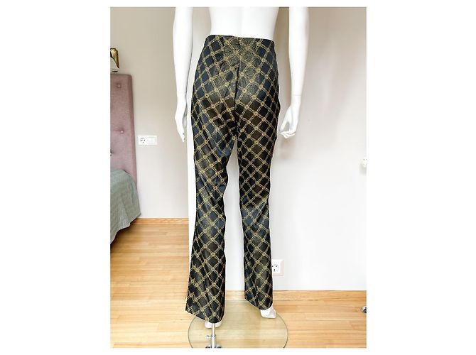 Versace Classic V2 Hose Schwarz Gold Muster Golden - Ansicht 5