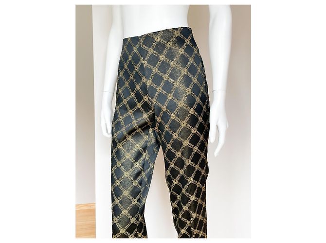 Versace Classic V2 Hose Schwarz Gold Muster Golden - Ansicht 6