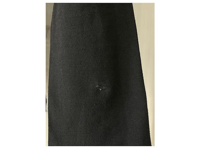 Blusa J'adore a maniche lunghe Christian Dior Nera Cotone Nero - vista 5
