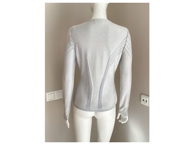 Thierry Mugler Cardigan Blu Pastello - vista 5