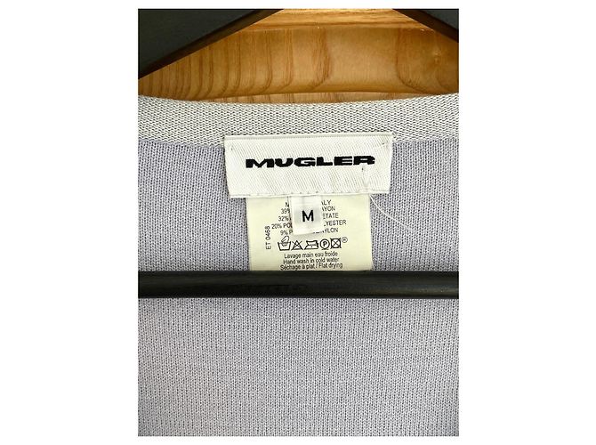 Thierry Mugler Cardigan Blu Pastello - vista 6