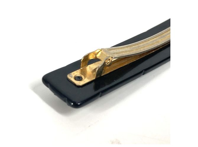 Fermaglio per capelli in plastica nera Chanel Nero - vista 6