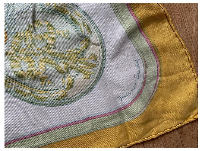 Foulard Hermès Grand Apparato in seta multicolore - vista 6