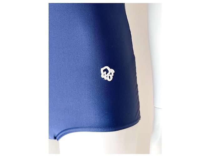Costume intero Christian Dior blu navy - vista 2