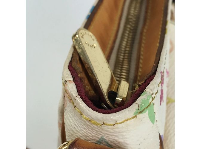 Louis Vuitton Monogram Multicolor Lodge PM Schultertasche Weiß - Ansicht 12