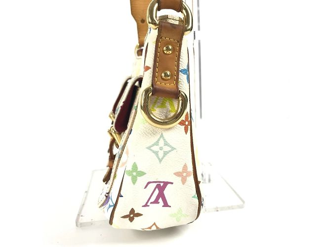Louis Vuitton Monogram Multicolor Lodge PM Schultertasche Weiß - Ansicht 4