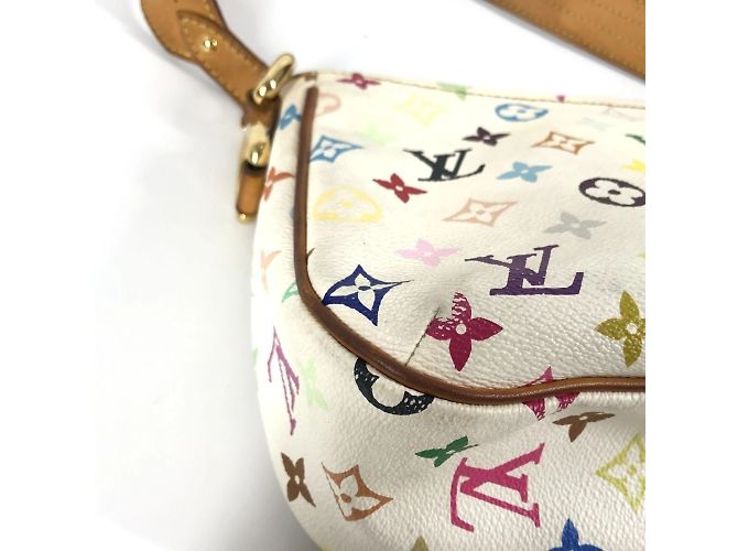 Louis Vuitton Monogram Multicolor Lodge PM Schultertasche Weiß - Ansicht 8