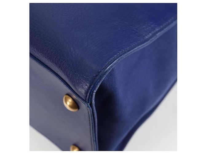 SAINT LAURENT Borsa a Spalla Pelle 2way Blu Oro 313456 Auth 127908V D'oro - Ansicht 13