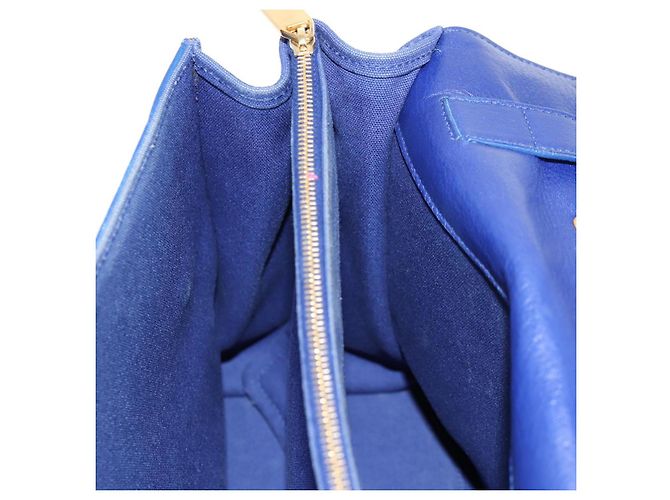 SAINT LAURENT Borsa a Spalla Pelle 2way Blu Oro 313456 Auth 127908V D'oro - Ansicht 18