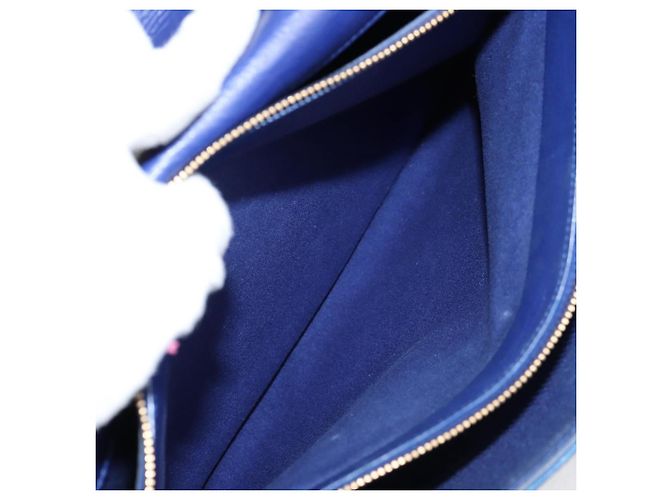 SAINT LAURENT Borsa a Spalla Pelle 2way Blu Oro 313456 Auth 127908V D'oro - Ansicht 20