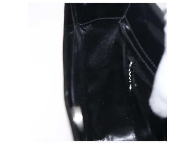 Borsa a Spalla GUCCI Pelle Verniciata Nera 000 1013 0506 Auth BA3619 Nero - vista 17
