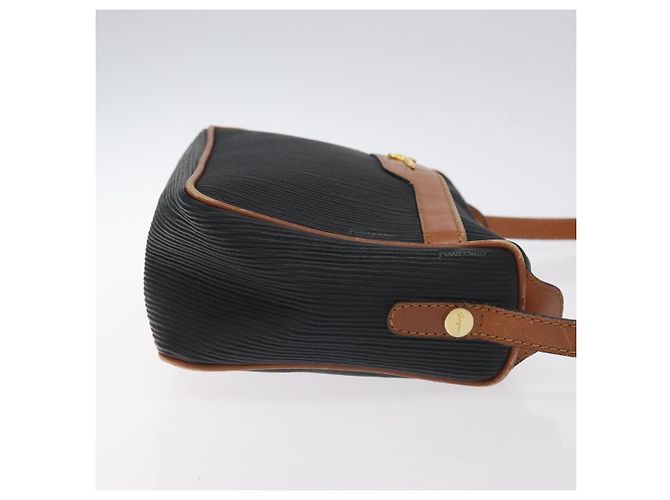 Borsa a spalla Salvatore Ferragamo in pelle PVC nera e oro Auth bs27289 Nero D'oro - vista 4