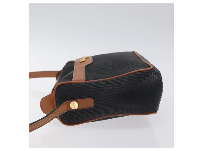 Borsa a spalla Salvatore Ferragamo in pelle PVC nera e oro Auth bs27289 Nero D'oro - vista 5