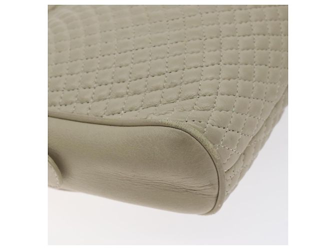 Borsa a Spalla BALLY in Pelle Beige Oro Auth BA3408 D'oro - vista 16