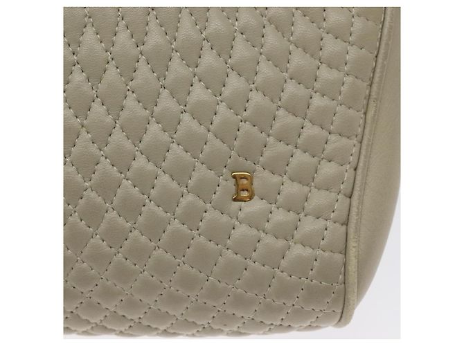 Borsa a Spalla BALLY in Pelle Beige Oro Auth BA3408 D'oro - vista 17