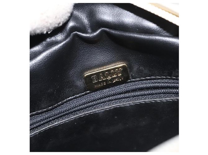 Borsa a Spalla BALLY in Pelle Beige Oro Auth BA3408 D'oro - vista 18