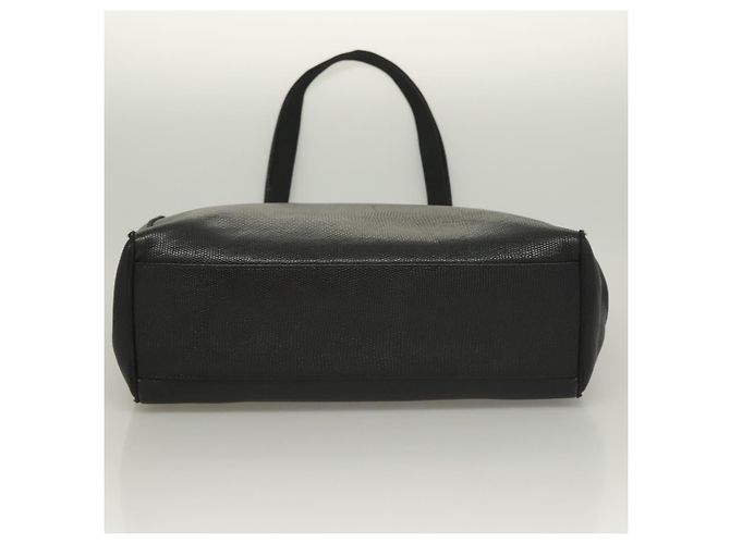 Borsa Tote Vala in pelle nera e oro Salvatore Ferragamo Auth 131008 Nero D'oro - vista 9