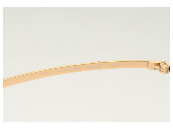 Gafas de sol CHANEL metal naranja CC Auth SW927 - vista 9