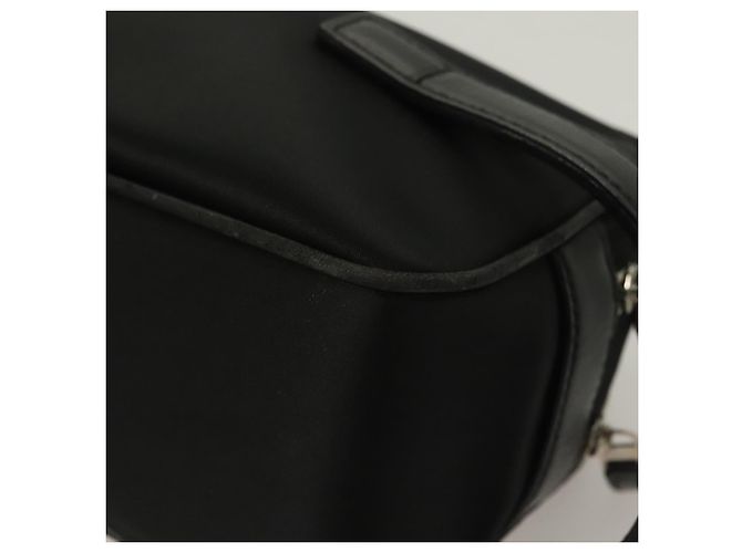 Borsa a tracolla BURBERRY in nylon nero argento autentica bs27160 - vista 16