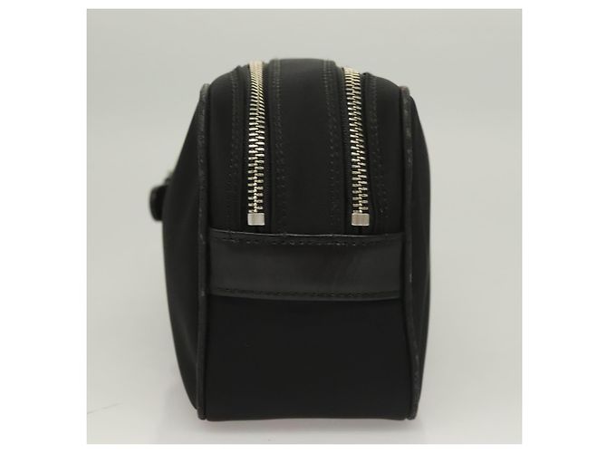 Borsa a tracolla BURBERRY in nylon nero argento autentica bs27160 - vista 3