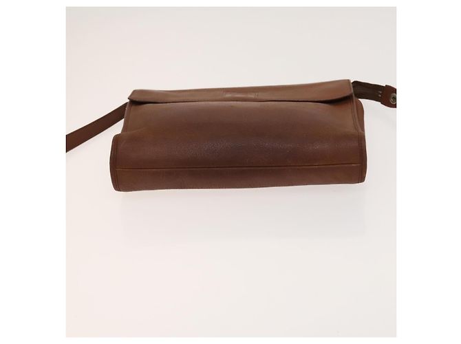 Borsa a spalla Burberry Nova Check in nylon e pelle 3 set nero marrone Auth bs27232 - vista 21