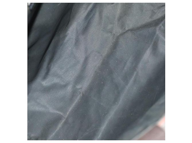 Borsa a spalla Burberry Nova Check in nylon e pelle 3 set nero marrone Auth bs27232 - vista 9