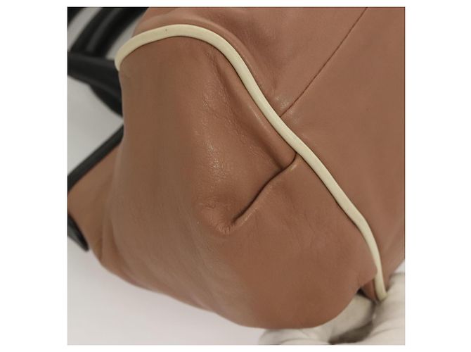 Chloé Etel Borsa a Mano in Pelle 2 in 1 Rosa Argento Auth BA3474 - vista 10