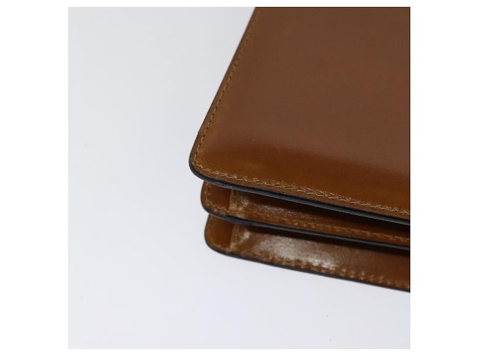 Borsa a mano BALLY in pelle 2 vie marrone oro Auth BA3625 D'oro - vista 15