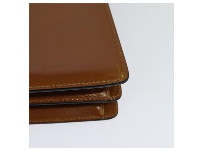 Borsa a mano BALLY in pelle 2 vie marrone oro Auth BA3625 D'oro - vista 16