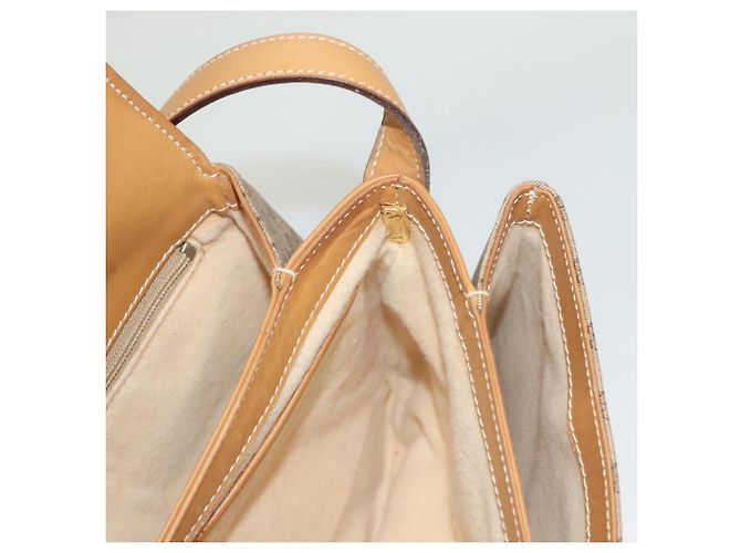 Gucci Borsa a spalla Micro GG Supreme PVC Beige Oro Auth ki5787 D'oro - vista 18
