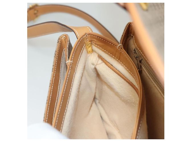 Gucci Borsa a spalla Micro GG Supreme PVC Beige Oro Auth ki5787 D'oro - vista 19