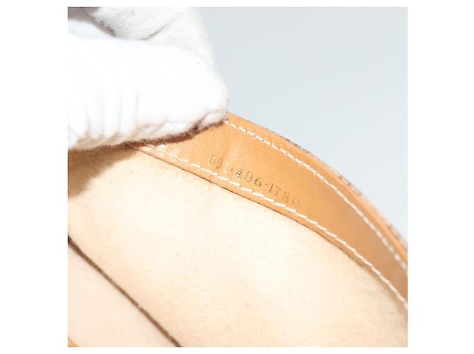Gucci Borsa a spalla Micro GG Supreme PVC Beige Oro Auth ki5787 D'oro - vista 24